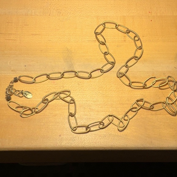 Bejeweled costume gold filled necklace - Picture 3 of 10